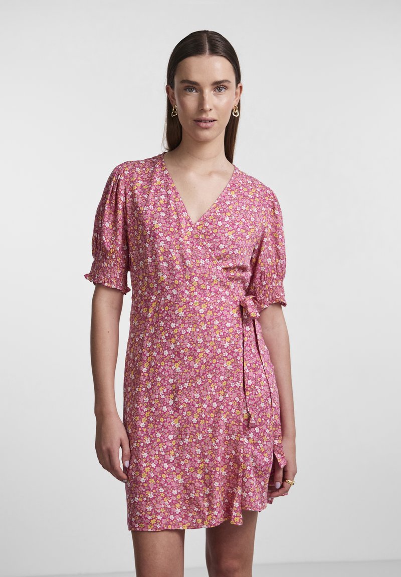 Pieces PCTALA SLIP NOOS BC - Dienas kleita - beetroot purple