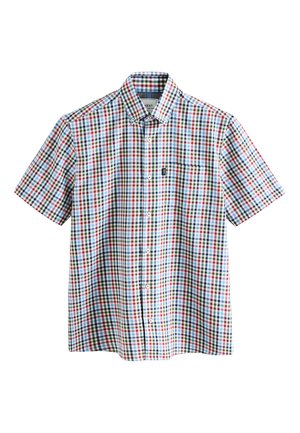 Next, Pluus - blue red gingham