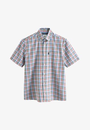 Next, Pluus - blue red gingham