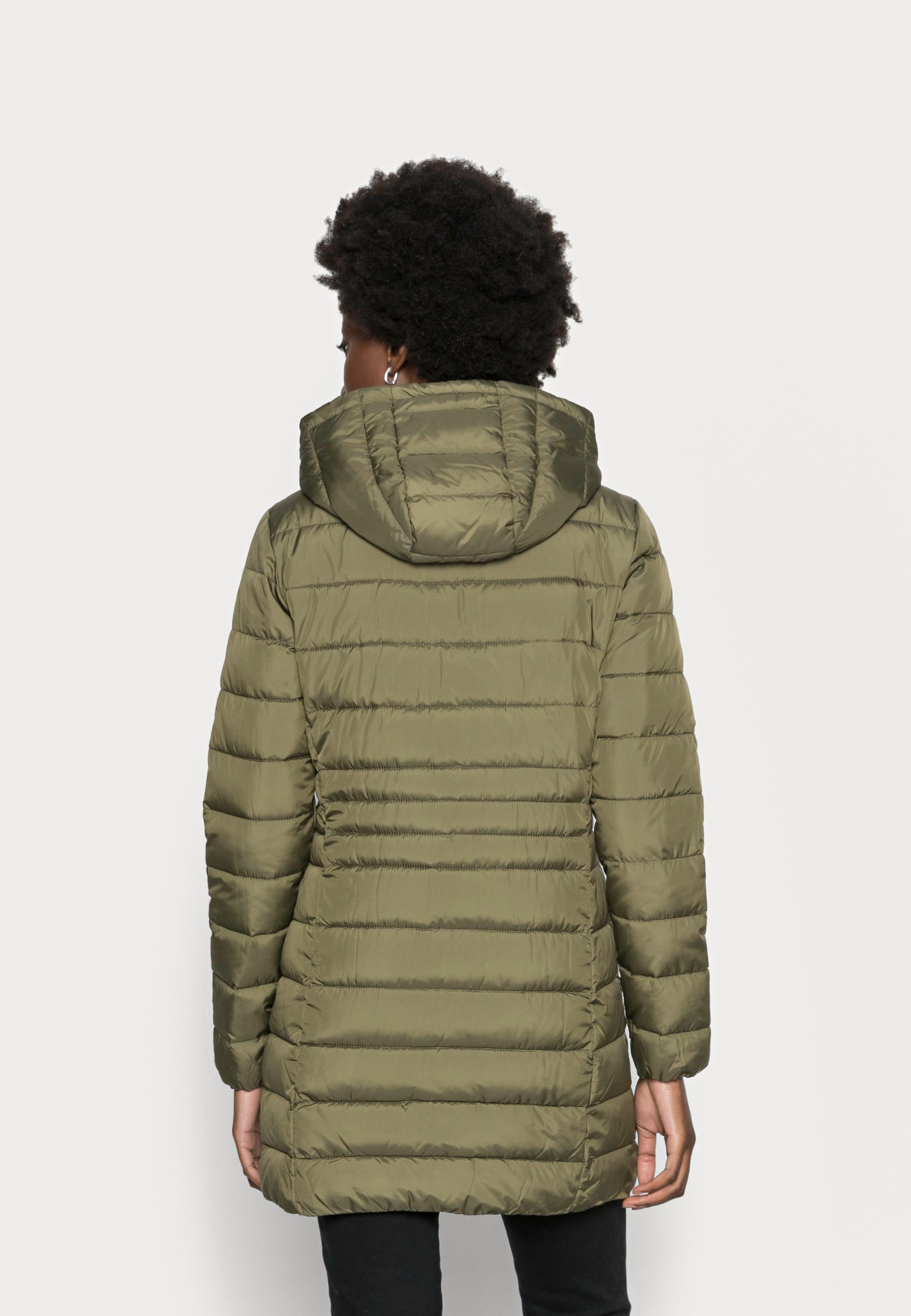 tom tailor denim hooded quilted jacket