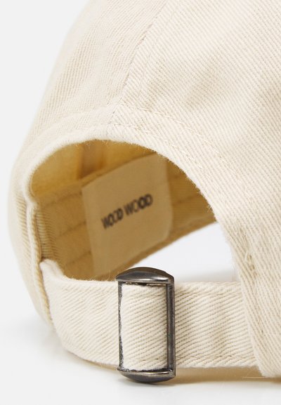 WOOD WOOD WWLOW PROFILE TWILL CAP - Kapa - off white