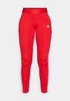 ESSENTIALS 3 STRIPES LEGGINGS - Legíny - better scarlet