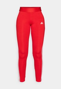 ESSENTIALS 3 STRIPES LEGGINGS - Leggings - better scarlet