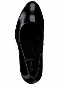 s.Oliver Plateaupumps - black patent