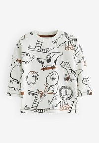Next CHARACTER 3 PACK -REGULAR FIT - Maglietta a manica lunga - brown white dinosaur