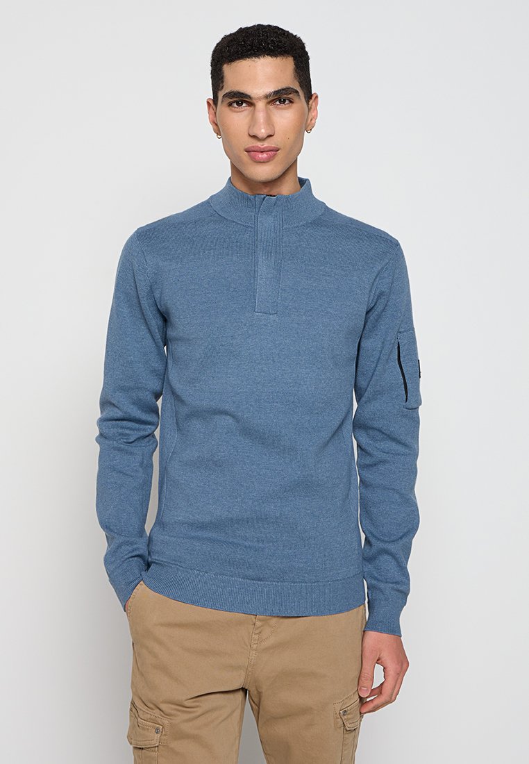 Petrol Industries Trui blauwgrijs