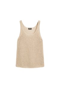 ROUND NECK - Top - beige