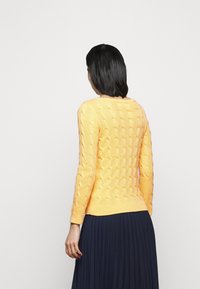 Lauren Ralph Lauren Stickad tröja - yellow