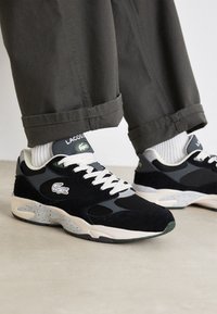 Lacoste STORM - Tenisky - black/dark grey