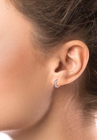 Elli SPARKLING BASIC - MIT KRISTALLEN VON SWAROVSKI® - Orecchini - rose gold-coloured