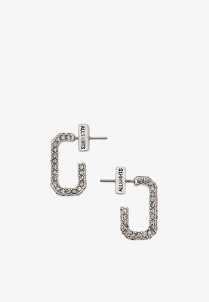 AllSaints PAVE LINK HUGGIES - Korvakorut - silver-coloured