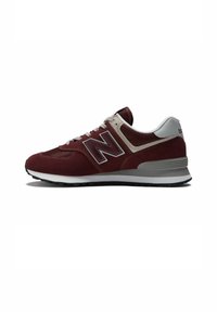 New Balance 574  - Trainers - burgundy white