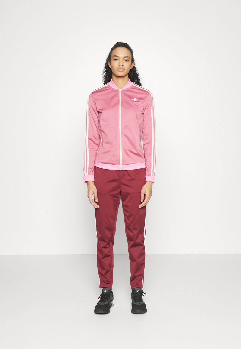 adidas Sportswear SET Tracksuit shadow red/pink strata/wonder