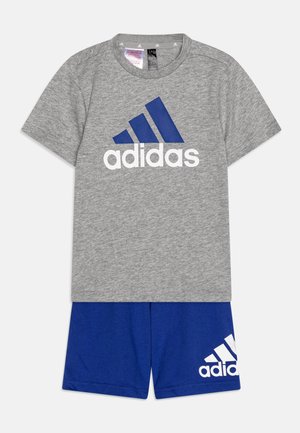 UNISEX SET - T-shirt imprimé - medium grey heather/semi lucid blue