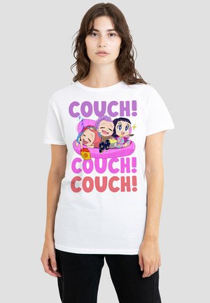 KPOP DEMON HUNTERS - HUNTRIX COUCH - T-Shirt print - white