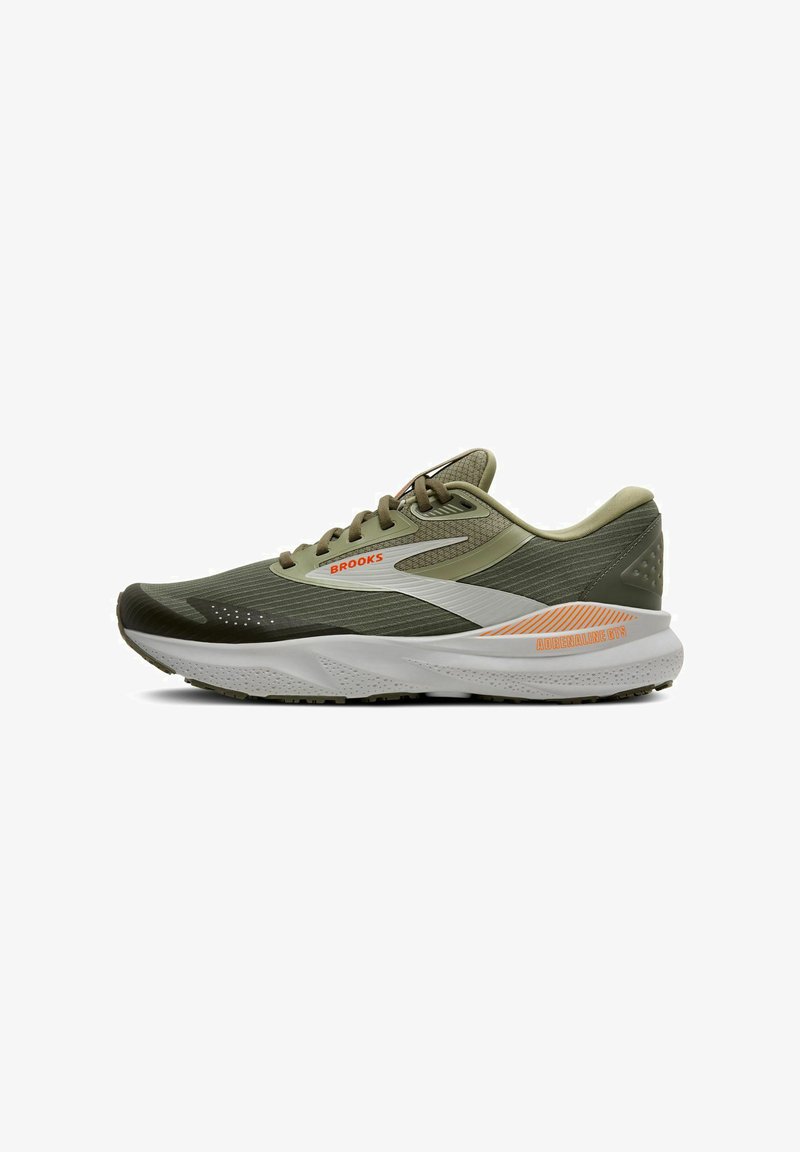 Brooks ADRENALINE GTS 24 WEATHERIZED - Silniční běžecké boty - green/gray/orange