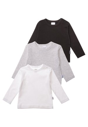 3 PACK - Long sleeved top - white