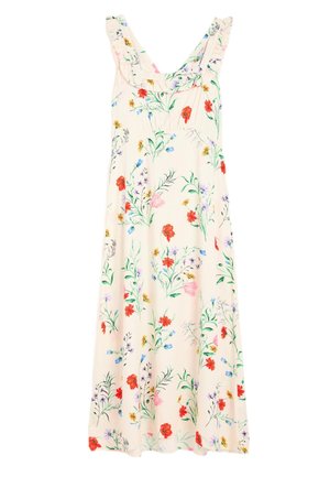 Friends Like These REGULAR FIT -CRINKLE TIERED MIDI - Velika haljina - white ditsy floral