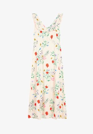 Friends Like These REGULAR FIT -CRINKLE TIERED MIDI - Robe longue - white ditsy floral