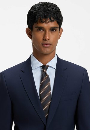 BOSS, Cravate - dark brown nine