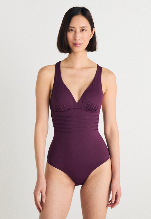 SWIMSUIT CROSS - Swimsuit - bordeaux