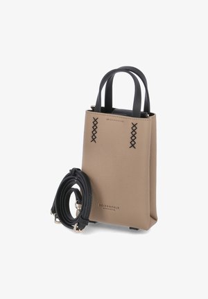LAKSA CELLPHONE - Handbag - smooth toffee gold