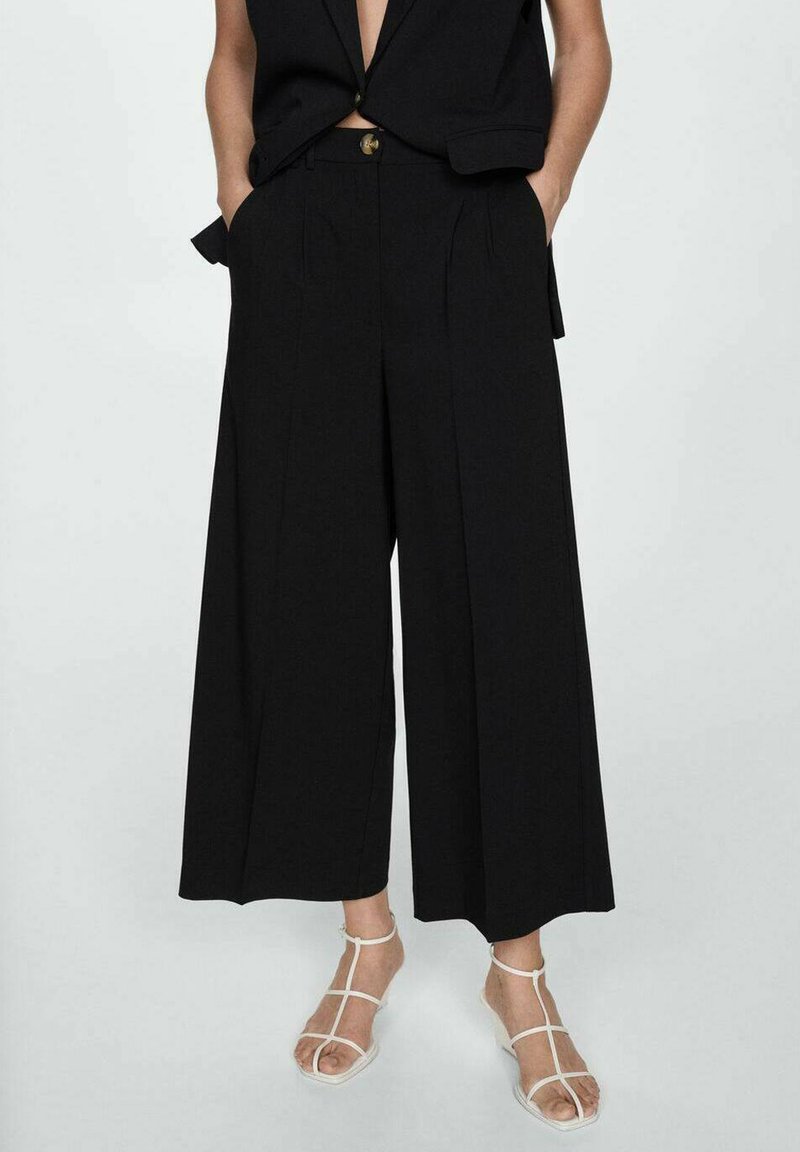 Mango Pantaloni - black