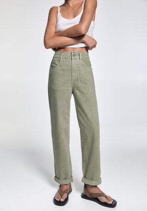 Jeans a sigaretta - green