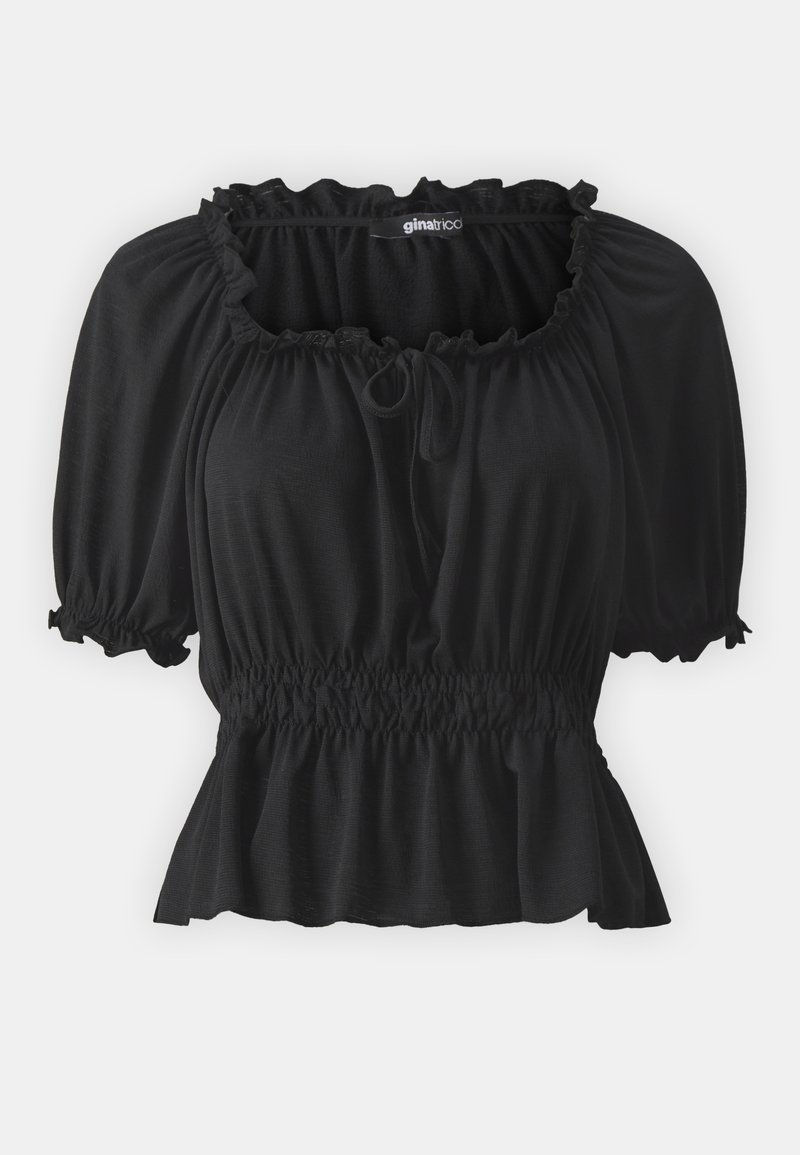 Gina Tricot T-shirt print zwart