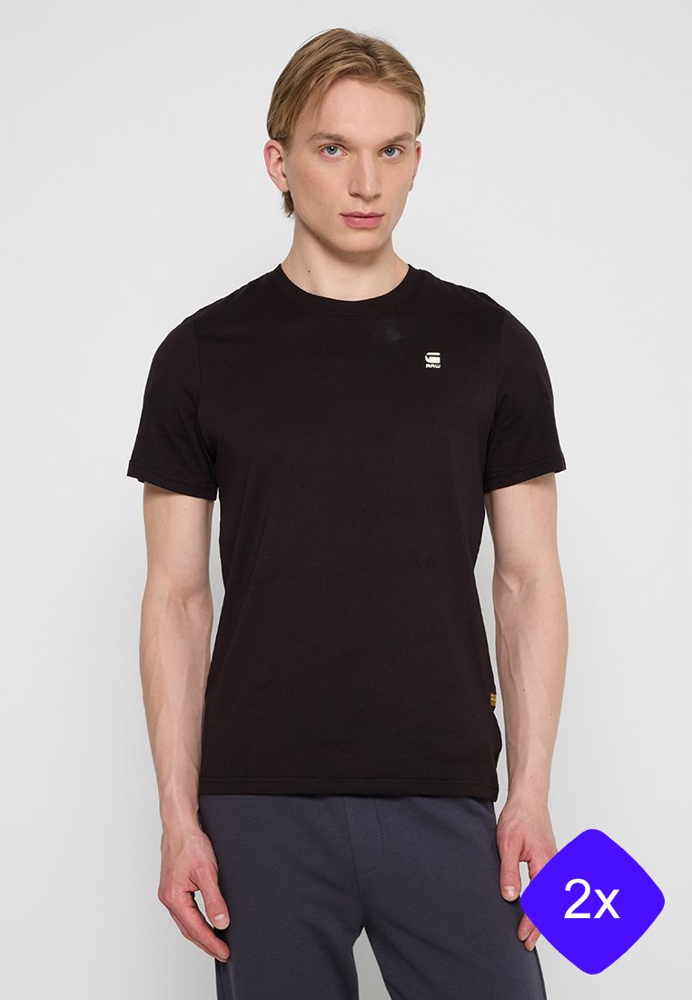 G-Star T-shirt basic zwart