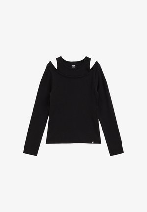 WE Fashion, Camiseta de manga larga - black