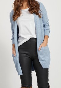 VILA Chaqueta de punto - mottled light blue