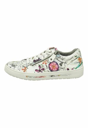 Sneakers laag - white/flower