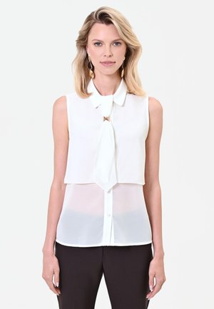 Rinascimento, CAMICIA TINTA UNITA - Camicia - white