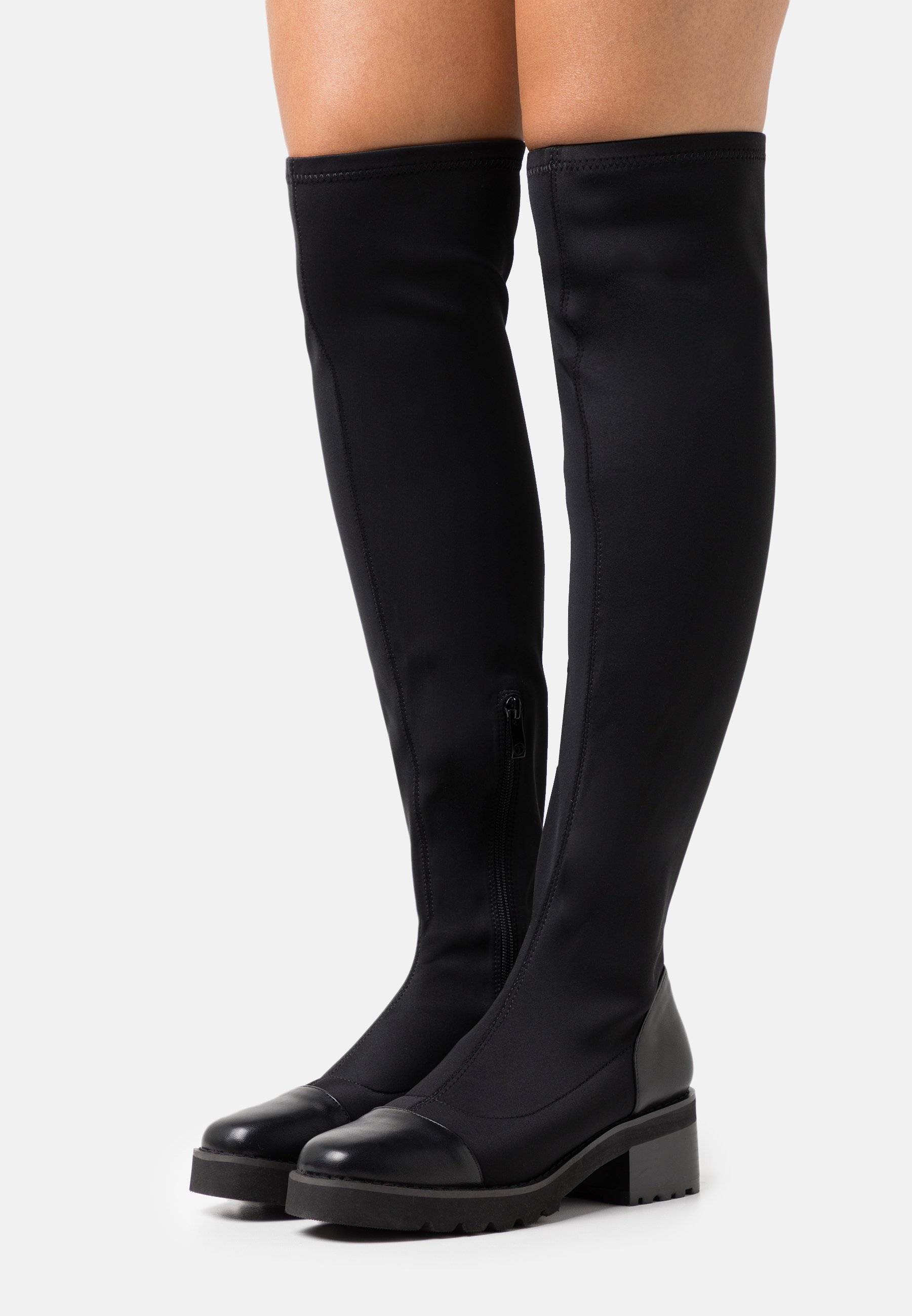 Tata Italia Overknee laarzen - black/zwart - Zalando.nl