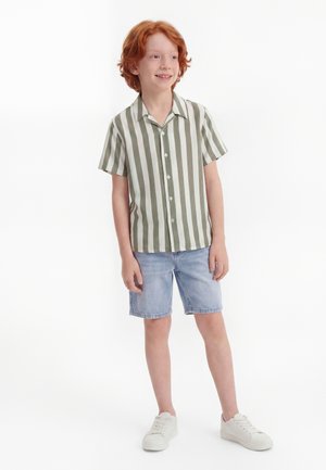 Urban Classics RESORT - Skjorter - paleolive offwhite