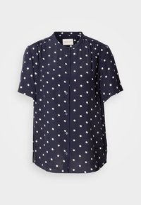 PRINT BLOUSE - Nööpidega pluus - evening blue