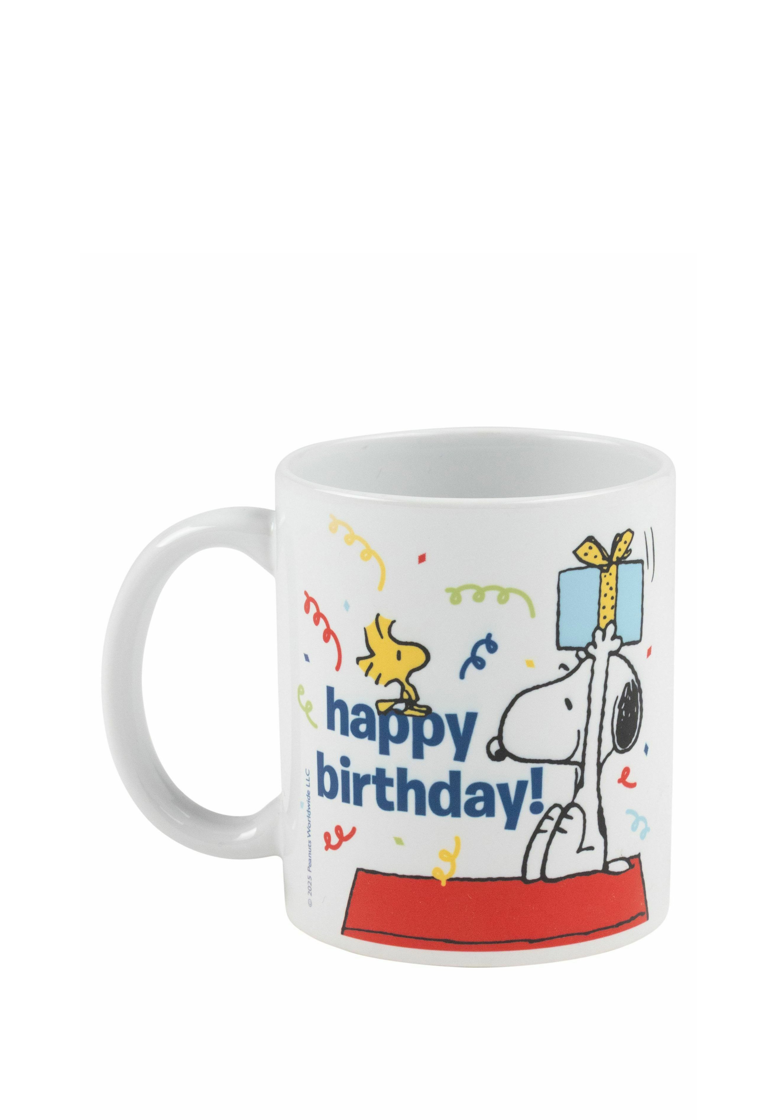 Snoopy „Flying Ace“ Keramiktasse – 320 Ml, Rot/weiß, Spülmaschinen- & Mikrowellengeeignet