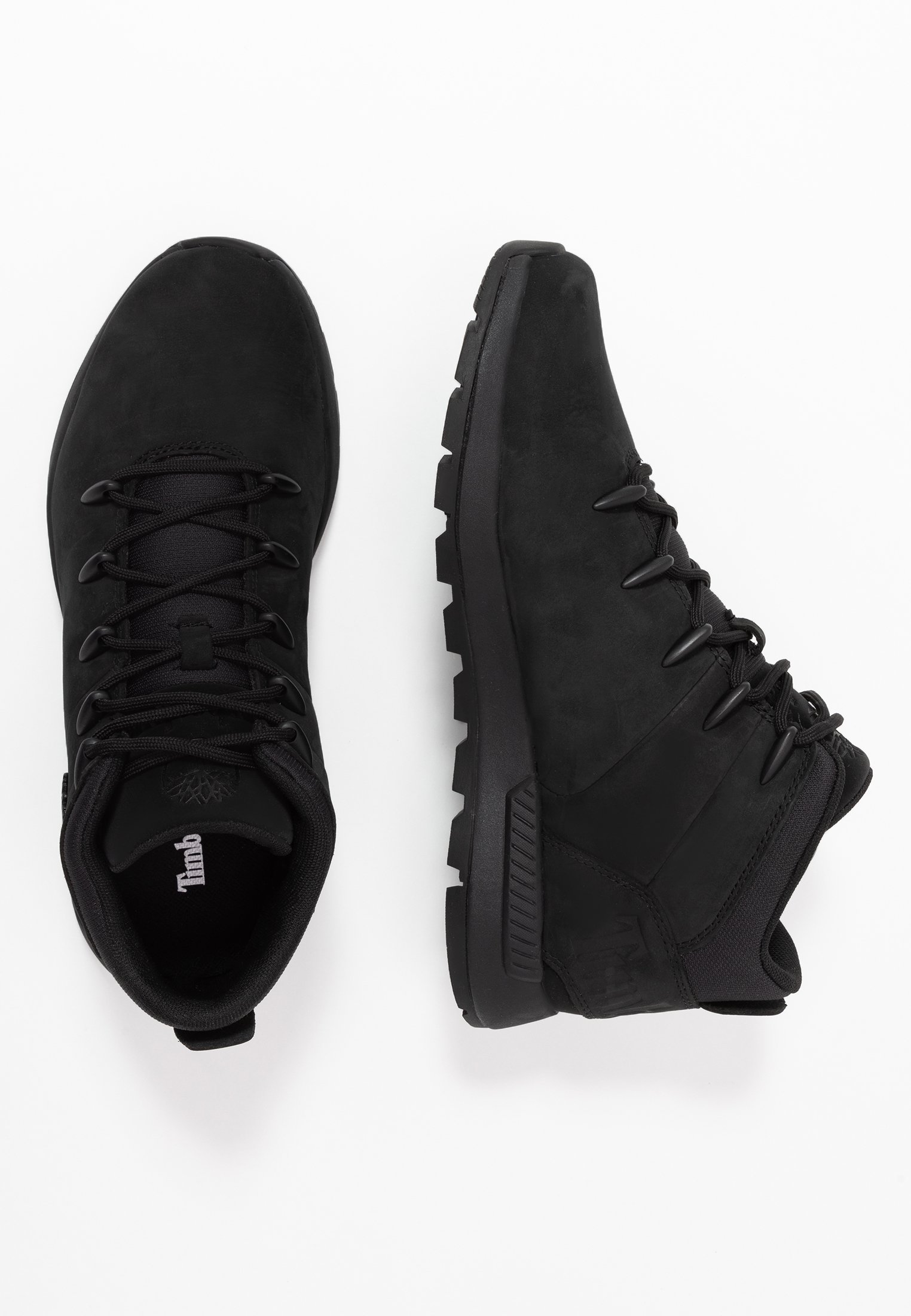 timberland black euro sprint trekker mid boots