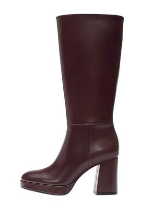 Plateaustøvler - bordeaux