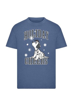 101 DALMATIANS - SPOT SNOWFALL HOLIDAY CHEERS  - T-shirt med print - vintageblue