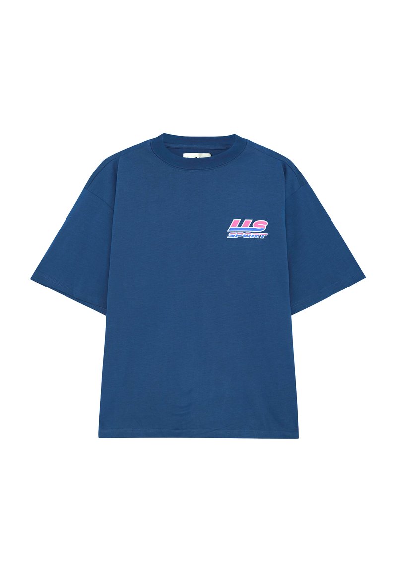 LOW LIGHTS STUDIOS® T-shirt print donkerblauw