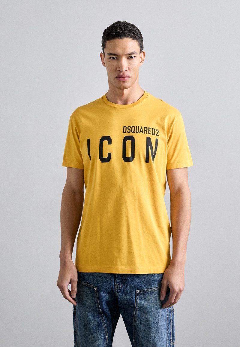 DSQUARED2 ICON - COOL FIT TEE - T-shirts med print - sunflower, Forstørre