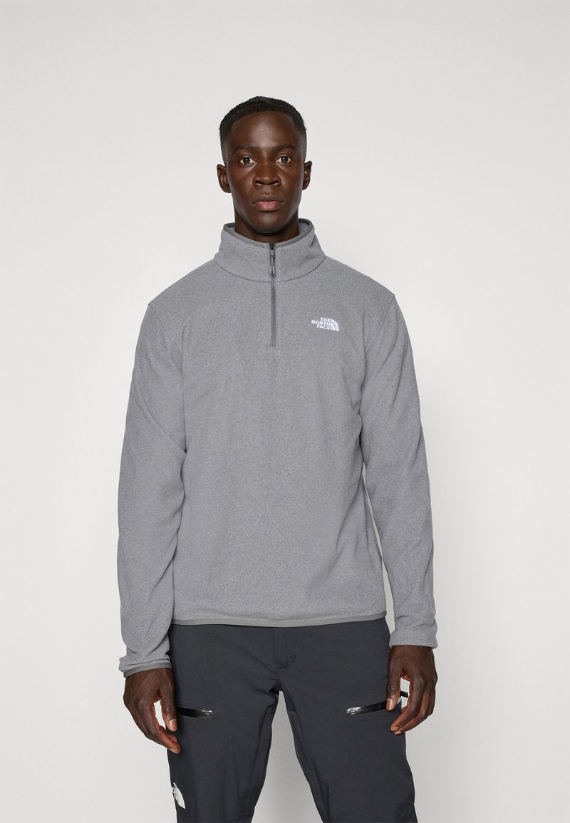 The North Face M GLACIER FLEECE 1/4 ZIP JACKET - Fleecepullover - grey heather