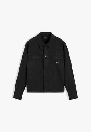 Tommy Jeans, TJM ESSENTIAL OVERSHIRT - Τζιν μπουφάν - black