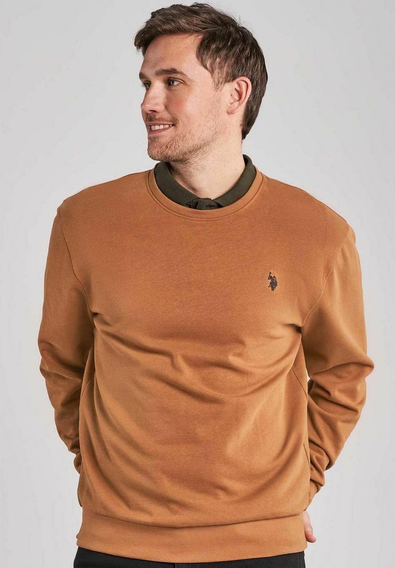 U.S. Polo Assn. O NECK ADLER - Bluză de molton - rubber