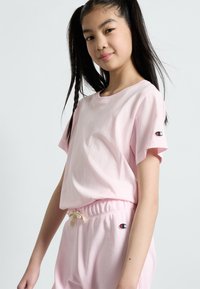Champion - ICONS CREW NECK UNISEX 2 PACK - T-shirts - light pink Miniatyrbilde 1