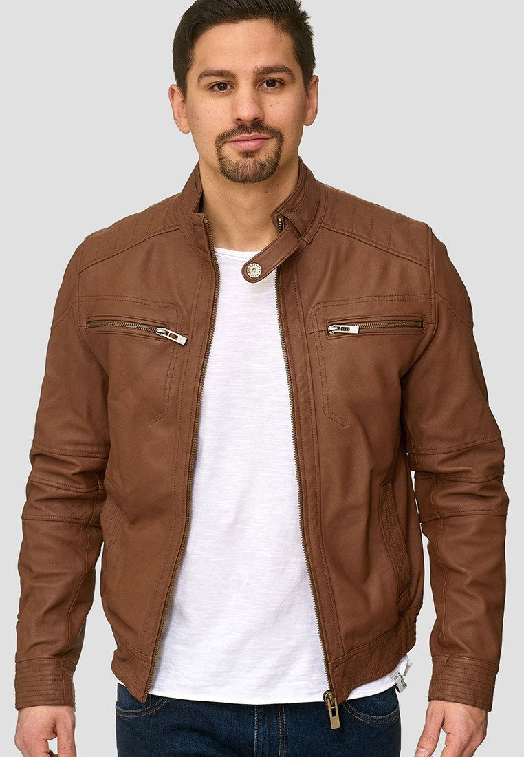 INDICODE JEANS GERMO Leren jas camel Zalando.nl INDICODE JEANS GERMO Leren jas camel Zalando.nl