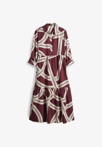 OPUS MIDI A-LINE PRINT Blousejurk cassis/rood - Main Image