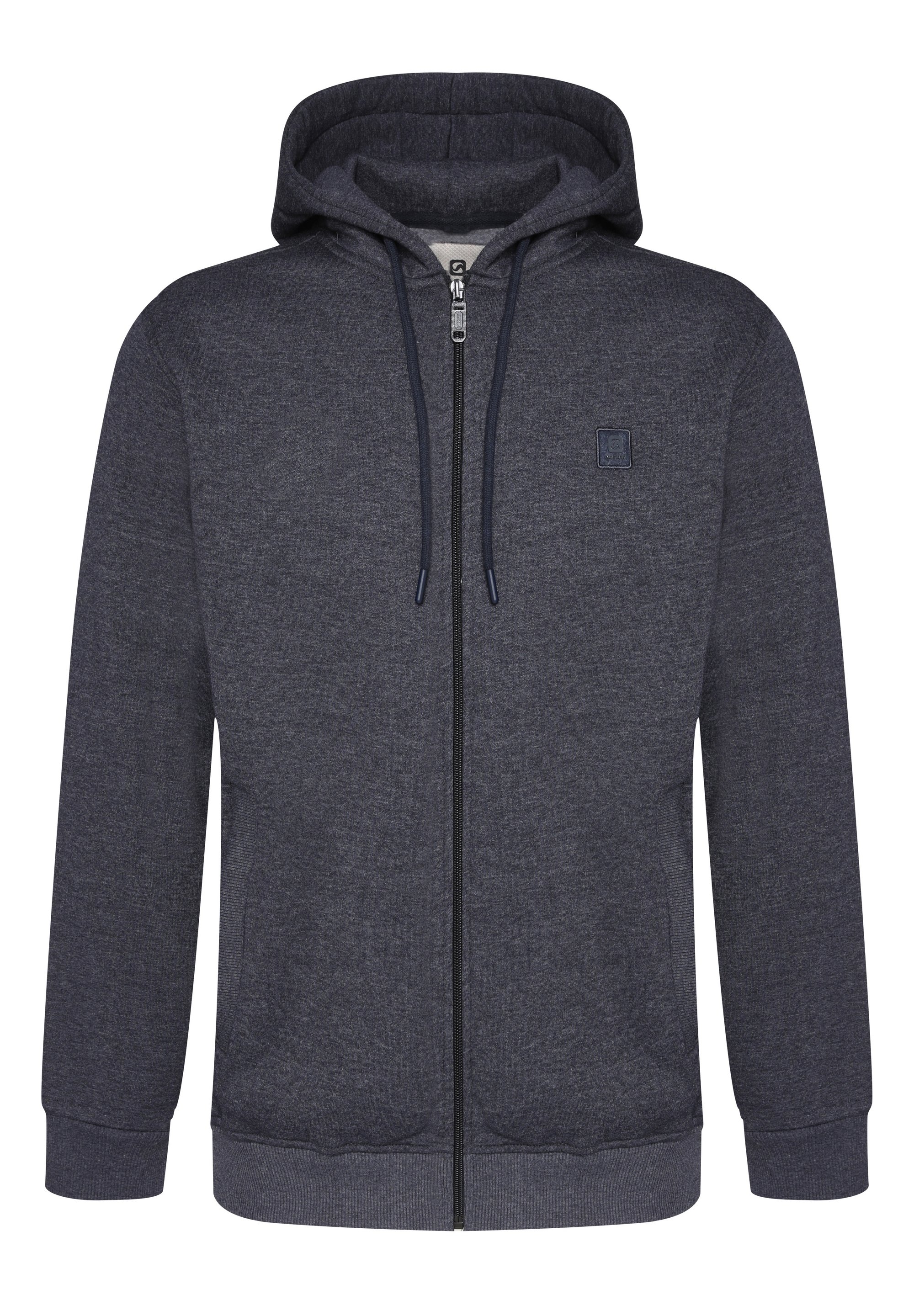Gabbiano HOODED ZIPPER Tröja med dragkedja darkblue melange